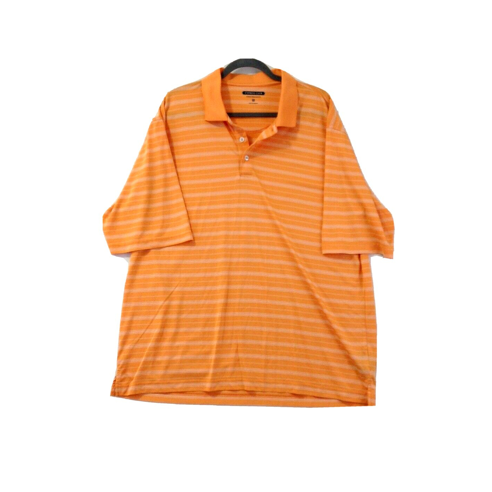 Cypress Club Performance Golf Polo Shirt 100% Polyester Men's Size XXL